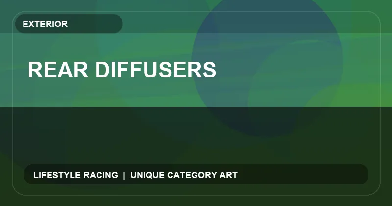 Rear Diffusers